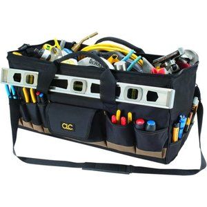 CLC Custom Leathercraft 1164 24 In. Megamouth Tote Bag, 32 Pocket